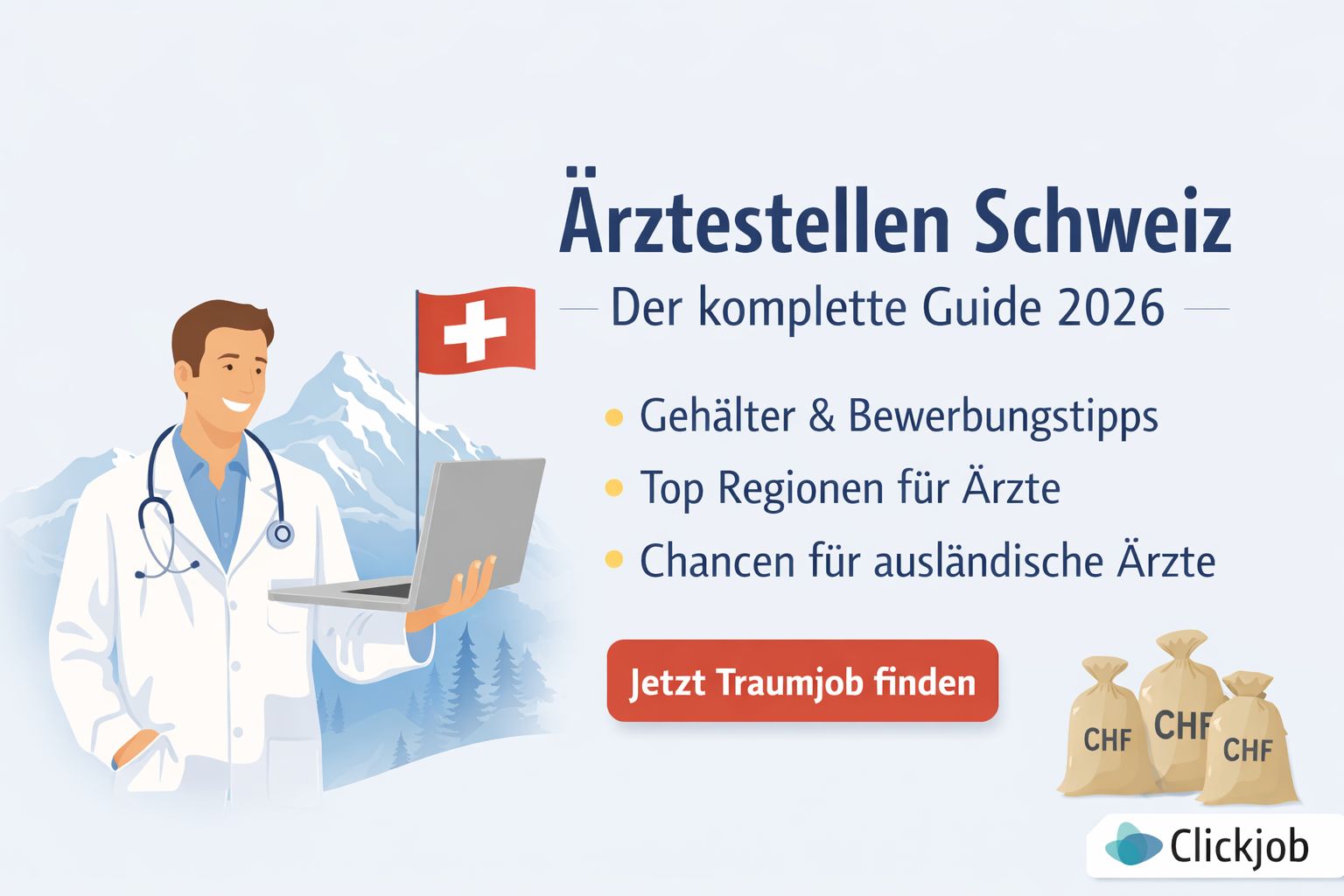 Ärztestellen Schweiz: Der komplette Guide 2026